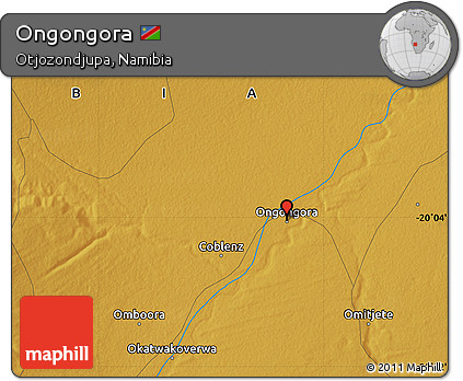Physical Map of Ongongora