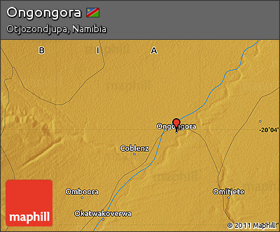 Physical Map of Ongongora