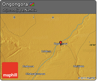 Physical Map of Ongongora