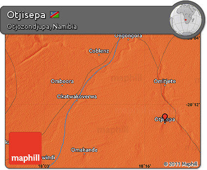 Political Map of Otjisepa
