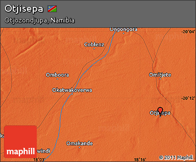 Political Map of Otjisepa