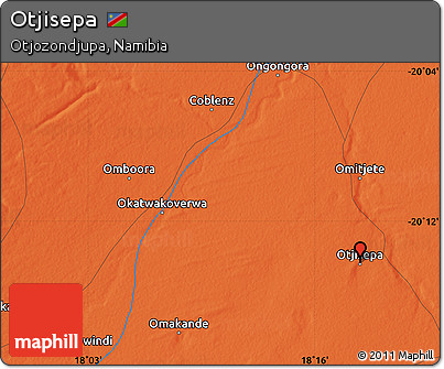 Political Map of Otjisepa