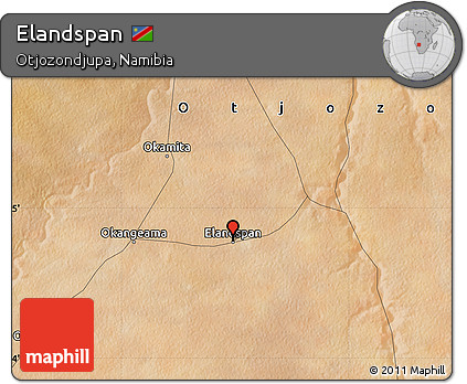 Satellite Map of Elandspan