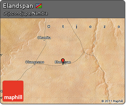 Satellite Map of Elandspan