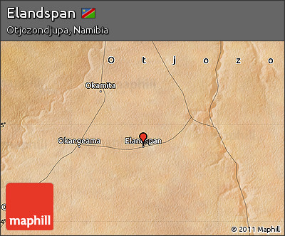 Satellite Map of Elandspan
