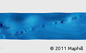 Political Panoramic Map of the area around 20° 2' 43" S, 24° 34' 30" W