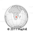 Outline Map of Malanda, rectangular outline
