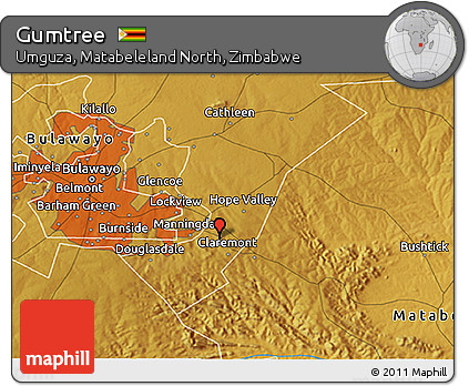 Physical 3D Map of Gumtree