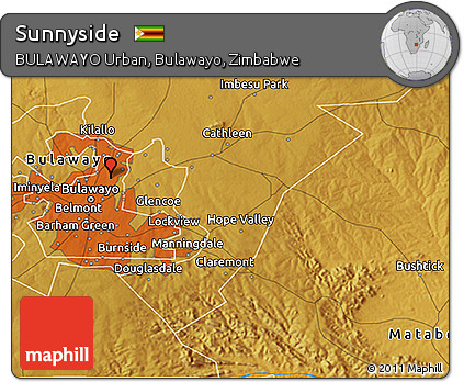 Physical 3D Map of Sunnyside