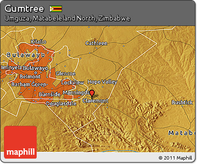 Physical 3D Map of Gumtree