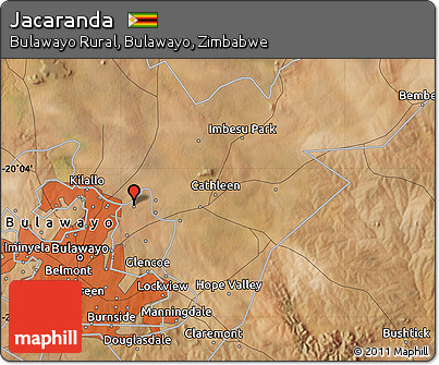 Satellite Map of Jacaranda