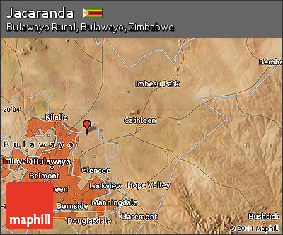 Satellite Map of Jacaranda