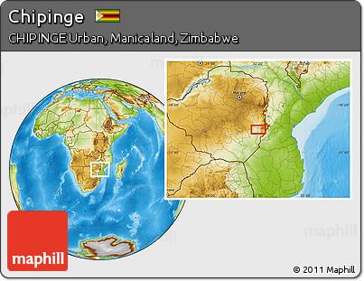 Physical Location Map of Chipinge