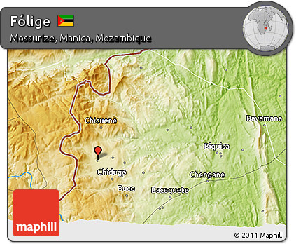 Physical 3D Map of Fólige