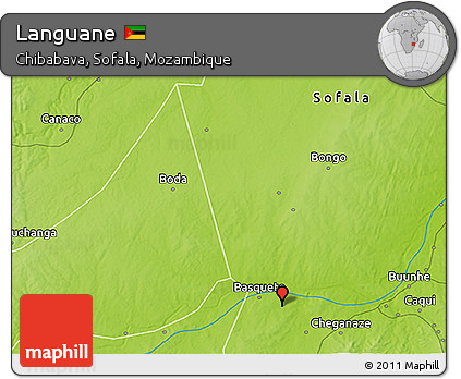 Physical 3D Map of Languane
