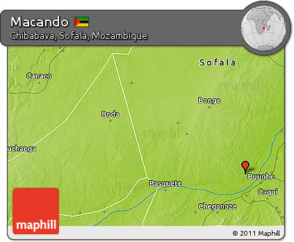 Physical 3D Map of Macando