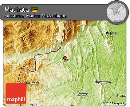 Physical 3D Map of Machata