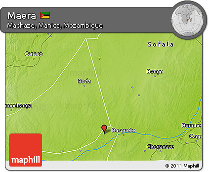 Physical 3D Map of Maera