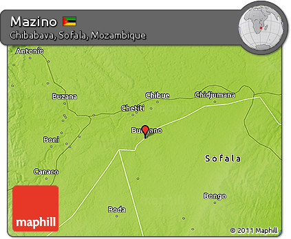 Physical 3D Map of Mazino