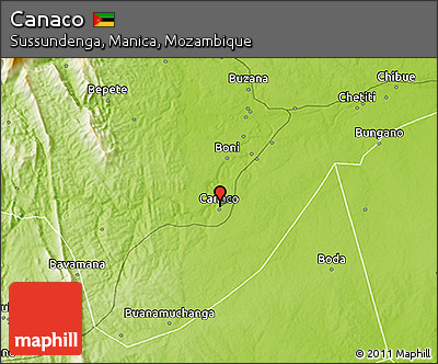 Physical 3D Map of Canaco
