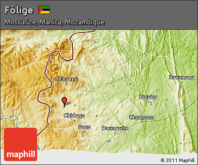 Physical 3D Map of Fólige