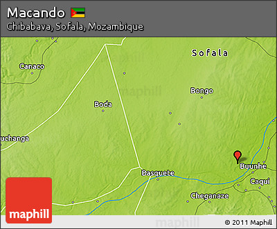 Physical 3D Map of Macando