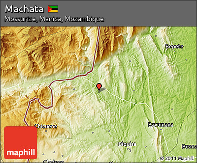 Physical 3D Map of Machata