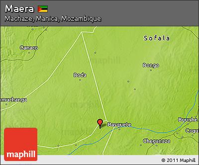 Physical 3D Map of Maera