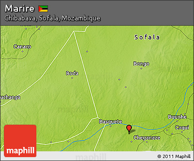 Physical 3D Map of Marire