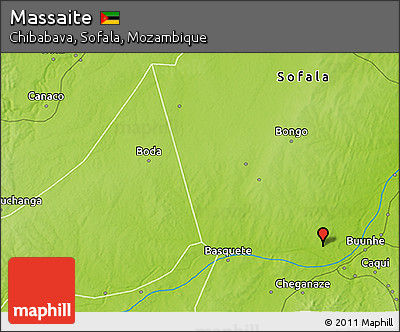 Physical 3D Map of Massaite