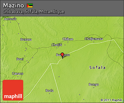 Physical 3D Map of Mazino