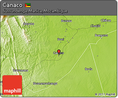 Physical 3D Map of Canaco