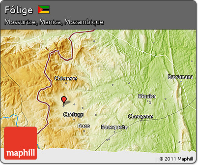 Physical 3D Map of Fólige