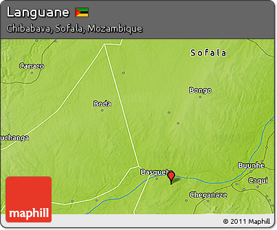 Physical 3D Map of Languane