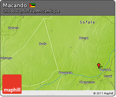 Physical 3D Map of Macando