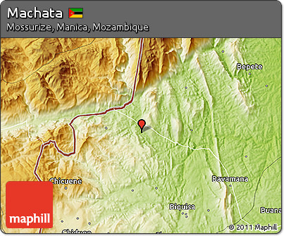 Physical 3D Map of Machata