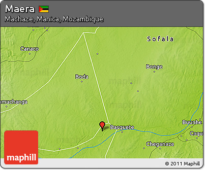 Physical 3D Map of Maera