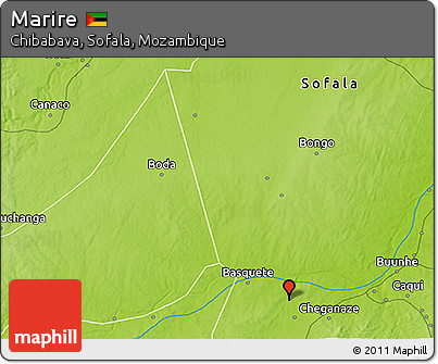 Physical 3D Map of Marire