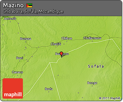 Physical 3D Map of Mazino