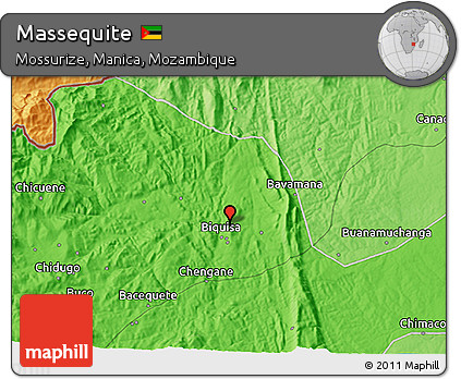 Political 3D Map of Massequite