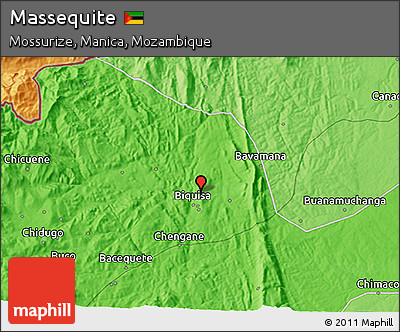 Political 3D Map of Massequite