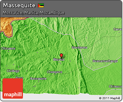 Political 3D Map of Massequite