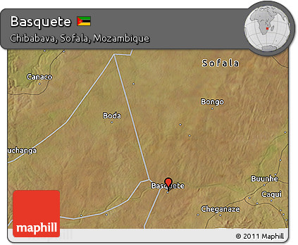 Satellite 3D Map of Basquete