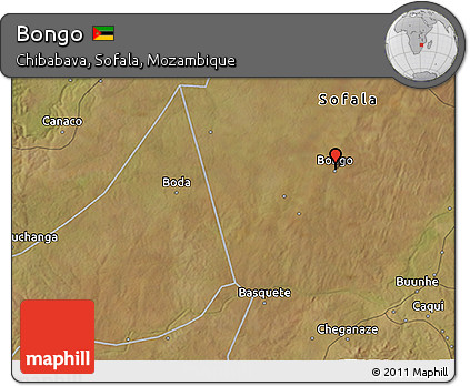 Satellite 3D Map of Bongo