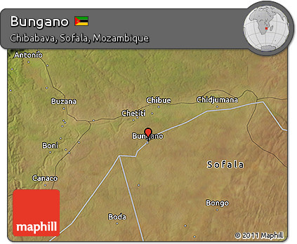 Satellite 3D Map of Bungano