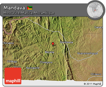 Satellite 3D Map of Mandava