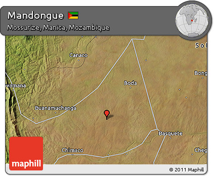 Satellite 3D Map of Mandongue