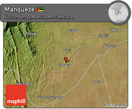 Satellite 3D Map of Manqueze