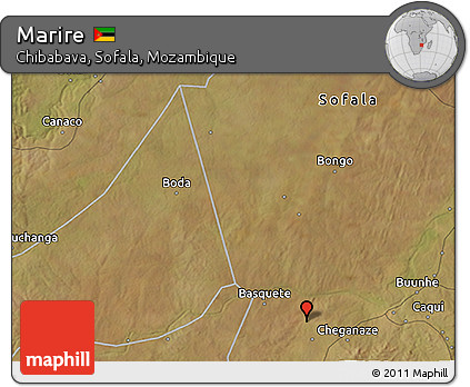 Satellite 3D Map of Marire