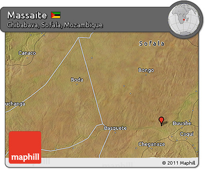 Satellite 3D Map of Massaite